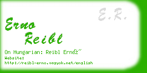 erno reibl business card